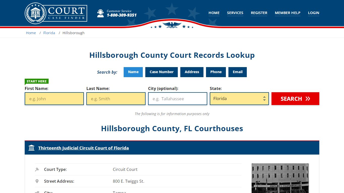 Hillsborough County Court Records | FL Case Lookup